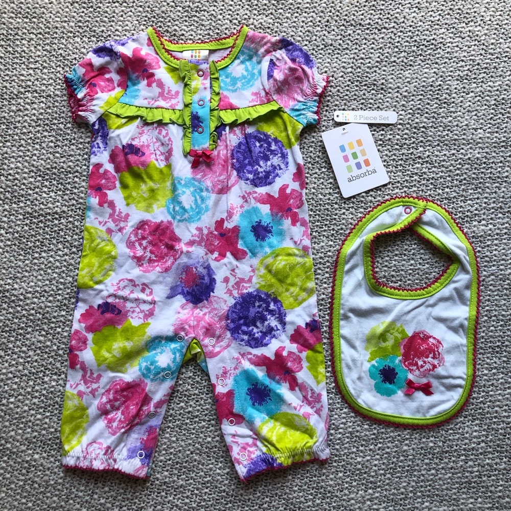 Absorba 2-piece set, 3-6 months